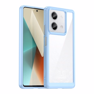 Outer Space Suojakuori geelirungolla Xiaomi Redmi Note 13 5G:lle - sininen