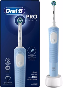 Oral-B Vitality Pro – ladattava sähköhammasharja, 1 harjaspäätä, 3 puhdistustilaa, syreeninvärinen