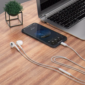 Dudao In-Ear Kuulokkeet USB Type-C Liittimellä Valkoinen