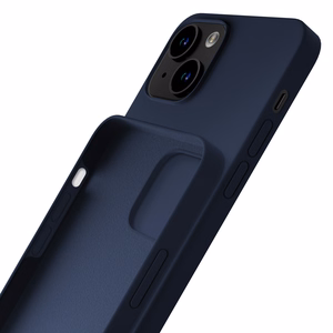 3mk Silikoninen Suojakuori iPhone 15:lle - Laivastonsininen