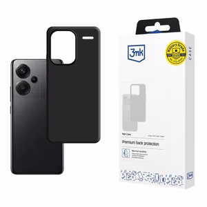 3mk Matt Case -suojakuori Xiaomi Redmi Note 13 Pro+:lle - musta