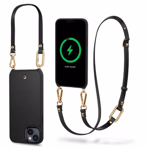 Spigen Cyrill Classic Charm Mag -kotelo, jossa on MagSafe iPhonelle 14 Plus - musta