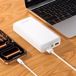 Borofone Power Bank 20000mAh BJ88A Clever - 2xUSB - white