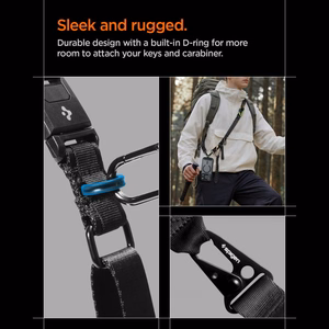 SPIGEN DA30M UNIVERSAL LANYARD STRAP CROSSBODY musta