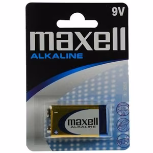 MAXELL alkaliparisto 9V, 6LR61, 1 kpl