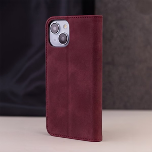 Smart Suede suojakuori Samsung Galaxy A16 5G viininpunainen