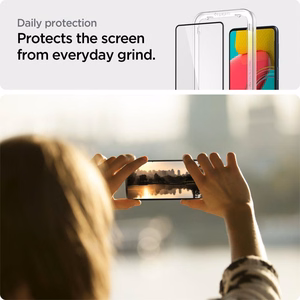 Spigen ALM Glass FC karkaistu lasi Samsung Galaxy M53 5G:lle - musta