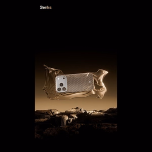 Sininen Benks Magnetic Armor Air Armor Grid 600D kevlar- ja metallikehyksinen suojakuori (C.K.FL.AP.BE.0072) malleihin iPhone 18 Pro / iPhone 17 Pro