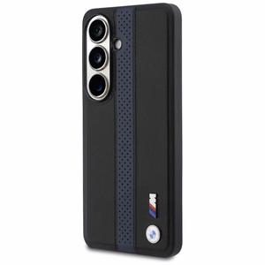 BMW kuori Samsung S26:lle MagSafe-yhteensopiva BMHMS26S25PCPSKB (Perforated Stripe Logo) sininen