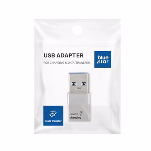 Adapteri Type C - USB A 3.0 Blue Star - valkoinen