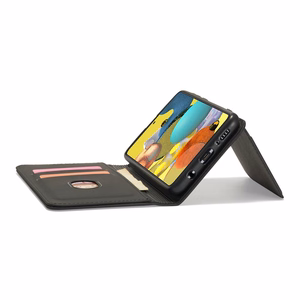 Magneettikorttikotelo Xiaomi Redmi Note 11 pussi kortti lompakko kortin haltija musta