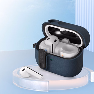 Tech-Protect Slim Hook Suojakuori Samsung Galaxy Buds 3 / 3 FE / 3 Pro:lle - Laivastonsininen