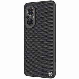 Nillkin Textured Case kestävä vahvistettu kotelo geelirunko ja nylon takaisin Honor 50 SE musta