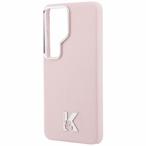 Karl Lagerfeld K Metal Logo MagSafe suojakuori Samsung Galaxy S26 Ultra vaaleanpunainen