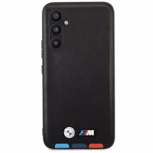 BMW BMHCSA5422PTDK Samsung Galaxy A54 musta/musta Leather Stamp Tricolor