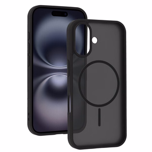 Magmat Slim Suojakuori iPhone 16:lle musta