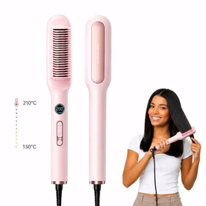 Hair styling comb Wavytalk Sleek Sweep pink