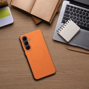 Case for Samsung A56 K-Look compatible with MagSafe orange