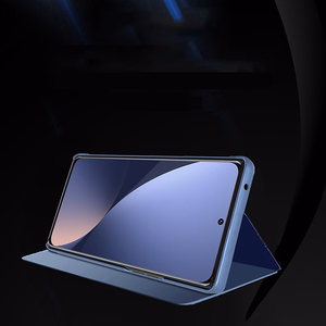 Clear View Case kansi Xiaomi 12 Lite kansi läppä vaaleanpunainen