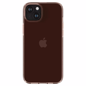 Spigen Crystal Flex Suojakuori iPhone 15 Plus:lle - Vaaleanpunainen/Läpinäkyvä