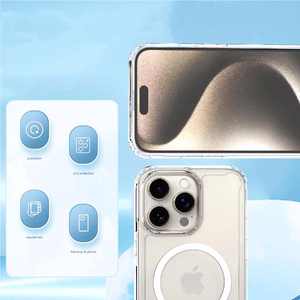 Wozinsky Clear Corner Suojakuori MagSafe Samsung Galaxy S24 FE:lle - kirkas