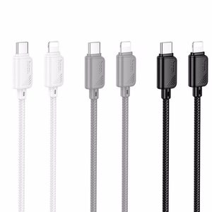 Kaapeli USB-C Lightning Hoco PD 27W 1 m X113 musta