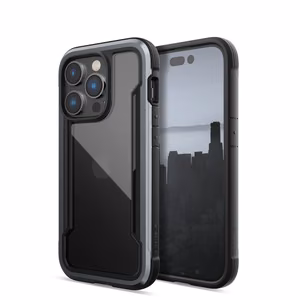Raptic X-Doria Shield Case iPhone 14 Pro panssaroitu suojus musta
