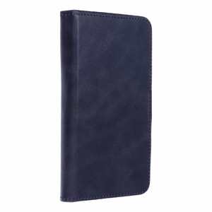 Flip case for iPhone 6 PLUS / 7 PLUS / 8 PLUS / XS MAX / 11 PRO MAX / Samsung S20 FE / S21 FE / S10 PLUS / A10 / A32 / A54 / Xiaomi 12 LITE / Huawei P30 PRO Common Book size L blue