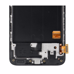 FIXCELL lcd display for SAMSUNG A40 AMOLED with frame black (change glass)