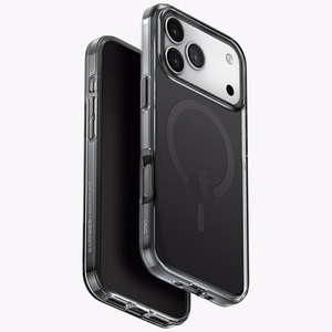 Uniq Clario Magclick lataussuojakuori iPhone 17 Pro Max -puhelimelle - musta