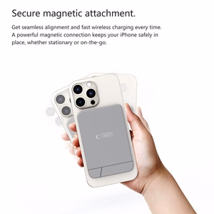 Powerbank Tech-Protect PB14 LifeMag MagSafe 10000 mAh - harmaa