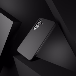 Puro Icon silikoninen suojakuori Samsung Galaxy S25+ -puhelimelle - musta