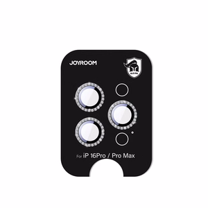 Joyroom JR-MSJ0307 Lasi Näytönsuoja iPhone 16 Pro/16 Pro Max linsseihin - musta