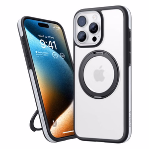 Torras Ostand R Fusion kotelo iPhone 16 Pro (musta)