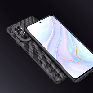 Nillkin Textured Case kestävä vahvistettu kotelo geelirunko ja nylon takaisin Honor 50 SE musta