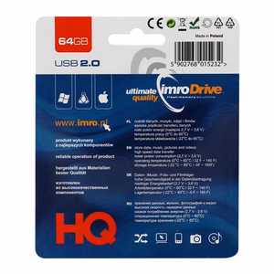 IMRO USB-muistitikku BLACK 64GB USB2.0