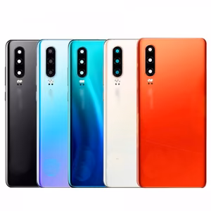 Takakansi yhteensopiva Huawei P30 / valkoinen helmi / (kameran linssillä) HQ