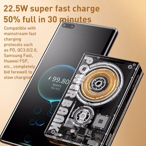 Power Bank WK Design "WP-331" Black 10000mAh (Wireless Charge 15W / PD 20W / QC3.0 22.5W)