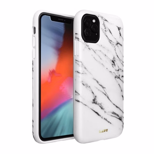 Laut Huex Elements suojakuori laitteelle iPhone 11 Pro Max, valkoisella marmorikuviolla