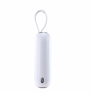 Joyroom mini powerbank 10000mAh värikäs sarja 22.5W, jossa on 2 sisäänrakennettua USB C ja Lightning kaapelia vaaleanpunainen (JR-L012)