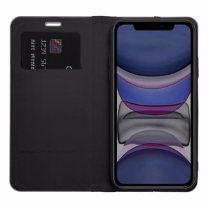 Läppäsuojakuori iPhone 14 PRO:lle Luna Book Carbon musta