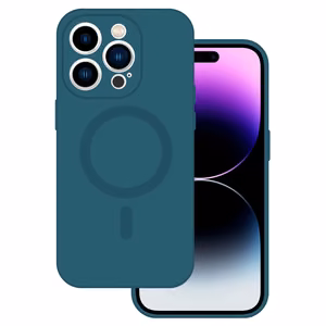 TEL PROTECT MagSilicone Suojakuori iPhone 11:lle sininen