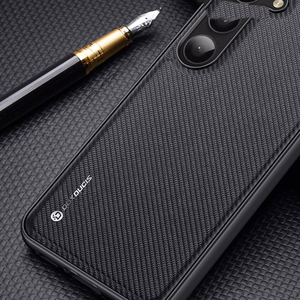 Dux Ducis Fino Suojakuori Samsung Galaxy S23+:lle silikonisella kehyksellä musta