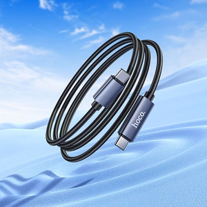 Hoco USB-C - USB-C -kaapeli 3A 60W näytöllä 1 m X112 - musta