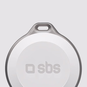 SBS Track My Circle vedenpitävä IP65-paikannin, yhteensopiva Apple Find My -palvelun kanssa - valkoinen