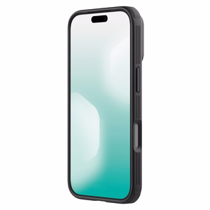 Nillkin CamShield Pro MagSafe-yhteensopiva suojakuori iPhone 17 Pro Max:lle - läpinäkyvä musta