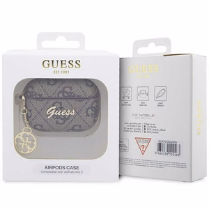 Guess 4G Charm Collection Suojakuori AirPods Pro / Pro 2 (2022/2023) - ruskea