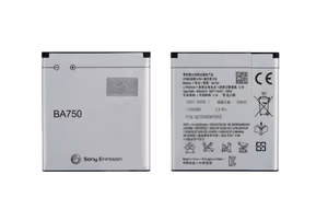 Akku alkuperäinen Sony BA750 X12/15i/18i 1500mAh (käytetty Grade B)