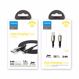 Joyroom S-1230K6 USB-Lightning-kaapeli 2.4A 1.2m (musta)