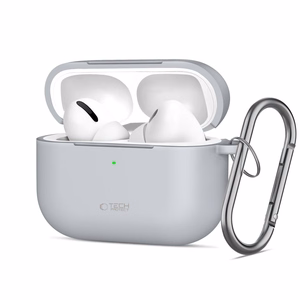 Tech-Protect Silikoninen Hook Suojakuori AirPods Pro:lle - Harmaa